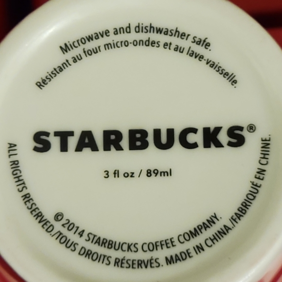 COPY - Set of 2 Starbucks Holiday Demi Espresso Cups - Picture 4 of 4